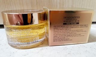 아이앤립 / EYENLIP 아이앤립 24K 골드 N 펩타이드 앰플 크림 — 4점을 준 리뷰어가 2021년 3월 올린 사용 사진