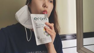 이롬 황성주 박사의 국산콩 두유 검은콩과 17곡 프리미엄 — 5점을 준 리뷰어가 2021년 5월 올린 사용 사진