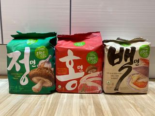 [풀무원] 자연은맛있다 정면, 백면, 홍면  세트 — 5점을 준 리뷰어가 2021년 4월 올린 사용 사진