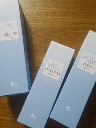 페브유 / FABYOU 페브유 pH5.5 캐모마일 젤 클렌징 폼 + 클렌징 오일 + 토너 3종 세트 — 5점을 준 리뷰어가 2021년 7월 올린 사용 사진