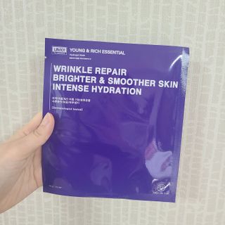 101스킨 영앤리치 하이드로겔 마스크팩 — 5점을 준 리뷰어가 2021년 3월 올린 사용 사진