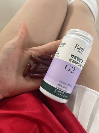 라엘 밸런스 3종 (질 건강 리스펙타 프로바이오틱스, 월경케어 보라지유, 요로건강 크랜베리) 랜덤 증정 1개 — 5점을 준 리뷰어가 2022년 12월 올린 사용 사진