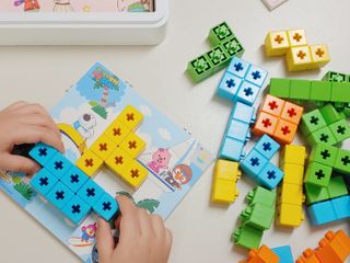 애니블록 뽀로로 퍼즐 스타터 — 5점을 준 리뷰어가 2021년 1월 올린 사용 사진