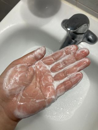 달리프 진저 베러 퍼퓸 탈모 완화 샴푸 1000ml 향 3종 — 5점을 준 리뷰어가 2021년 2월 올린 사용 사진