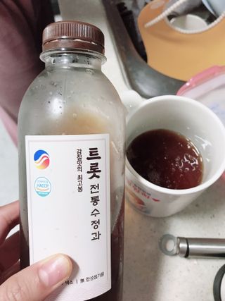 트롯전통식혜 [삼남매식품] 트롯 전통 식혜 3종 SET — 5점을 준 리뷰어가 2021년 4월 올린 사용 사진