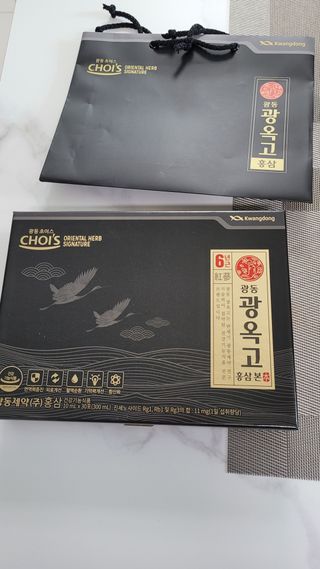 광동생활건강 [광동제약] 광동 광옥고 홍삼 본 30포 + 쇼핑백 증정 — 5점을 준 리뷰어가 2022년 5월 올린 사용 사진