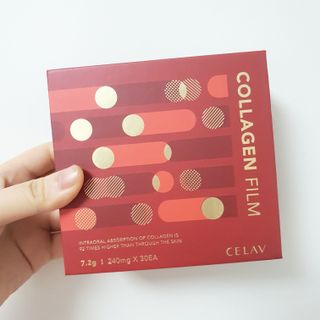 프리마인 귀족의 콜라겐, 92배 흡수율. 럭셔리 프리미엄 셀라브 콜라겐필름 30매 — 5점을 준 리뷰어가 2021년 10월 올린 사용 사진