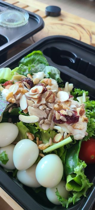 참살이도시락 작심삼일 샐러드도시락 3개 맛보기 새벽배송 또는 택배배송 — 5점을 준 리뷰어가 2021년 7월 올린 사용 사진