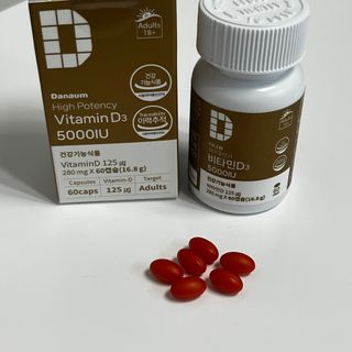 (NEW)다나음 하이포텐시 비타민D3 5000IU(60정/2개월분) — 5점을 준 리뷰어가 2023년 10월 올린 사용 사진