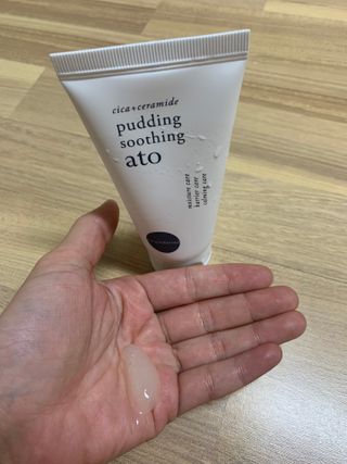 냉장고에 넣어요, 붉은 트러블 피부 다음날 진정되요 [버진팜스 푸딩수딩아토] — 5점을 준 리뷰어가 2021년 9월 올린 사용 사진