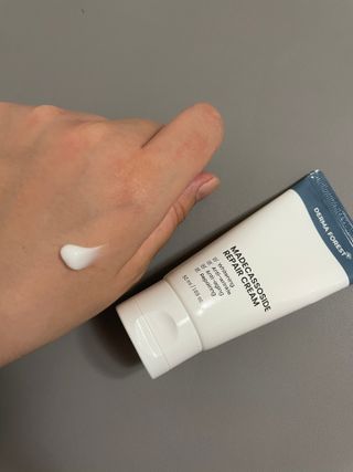 더마포레스트 마데카소사이드 리페어 크림 / 캐비아추출물 병풀추출물 시카케어 미백 주름개선 — 5점을 준 리뷰어가 2021년 6월 올린 사용 사진