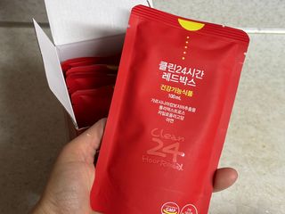 클린24시간 레드박스 1BOX(5포) + 전용보틀(500ml) — 5점을 준 리뷰어가 2024년 3월 올린 사용 사진