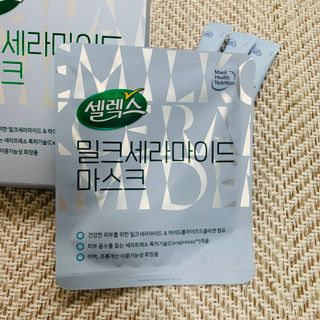 셀렉스스포츠 셀렉스 밀크세라마이드 저분자피쉬콜라겐 28포 X 1박스 — 5점을 준 리뷰어가 2021년 5월 올린 사용 사진