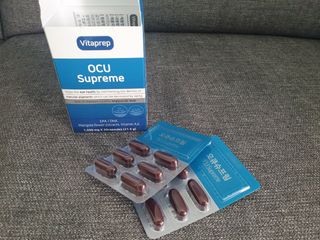 뉴트리션팩토리 비타프렙 오큐슈프림 루테인 오메가3 1050mg — 4.5점을 준 리뷰어가 2021년 6월 올린 사용 사진