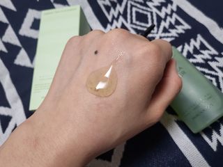 프리마인 메이크업과 들뜨는 각질까지 한방에 깐달걀로! 순하기까지한 셀베이스 그린티클렌저(200ml) — 4점을 준 리뷰어가 2023년 1월 올린 사용 사진