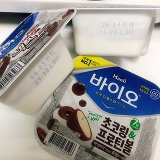 매일바이오 토핑요거트 — 5점을 준 리뷰어가 2021년 6월 올린 사용 사진