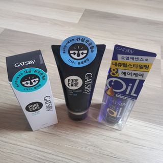 [갸스비] 명불허전, 남성을 위한 브랜드 갸스비의 올인원, 폼클렌징, 헤어오일 3종 — 5점을 준 리뷰어가 2021년 5월 올린 사용 사진