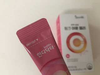 [인디닥터] 면역 생생 핑크 이뮨 젤리 — 5점을 준 리뷰어가 2022년 5월 올린 사용 사진