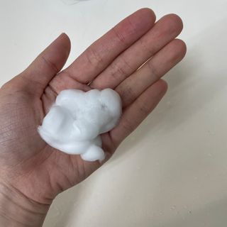 [바이로담] 저자극 약산성버블 폼 폼클렌징 150ml — 5점을 준 리뷰어가 2021년 3월 올린 사용 사진