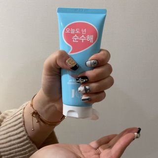 IO 아이오 오늘도 넌 순수해 - 약산성 클렌징폼 — 5점을 준 리뷰어가 2021년 2월 올린 사용 사진
