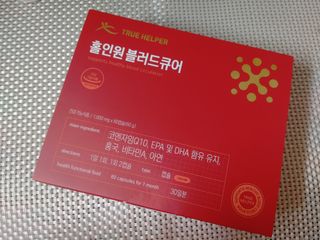트루헬퍼 홀인원 블러드큐어 혈행+혈압+콜레스테롤 한번에 1박스 1개월 — 5점을 준 리뷰어가 2023년 2월 올린 사용 사진