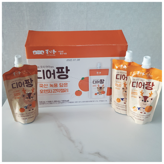 [몸엔용] 우리 아이 건강간식, 달콤한 녹용곤약젤리 디어팡 4종 — 4.5점을 준 리뷰어가 2021년 8월 올린 사용 사진