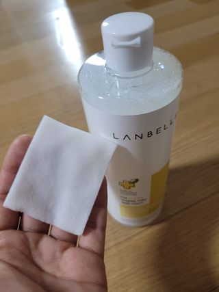 랑벨 내츄럴 딥 클렌징 워터 500ml — 5점을 준 리뷰어가 2022년 6월 올린 사용 사진