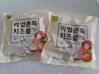 가치식탁 리얼쫀득치즈볼 — 5점을 준 리뷰어가 2021년 2월 올린 사용 사진