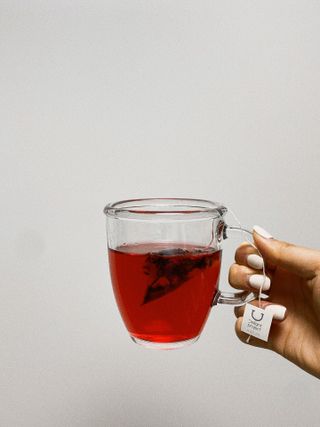 딜라이트 프로젝트 블렌딩티 우엉호박티, 히비후르츠티, 쟈스민캐모티 — 4.5점을 준 리뷰어가 2021년 7월 올린 사용 사진