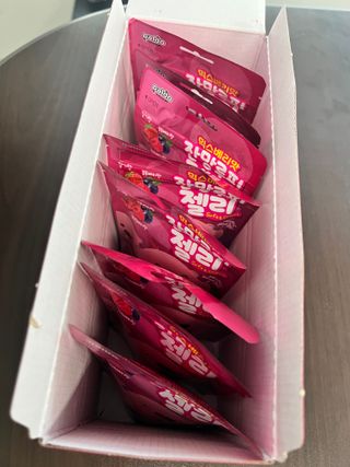 [팔도] 잔망루피젤리 믹스베리맛 42g 8개 — 5점을 준 리뷰어가 2022년 3월 올린 사용 사진