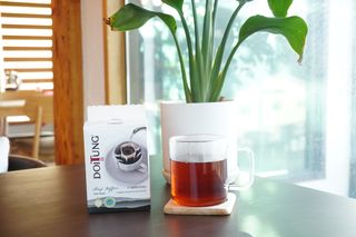 도이퉁 드립백 커피 60g 다크로스트 미디움로스트 — 2.5점을 준 리뷰어가 2021년 2월 올린 사용 사진