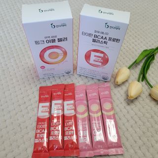 인디닥터 면역 생생 핑크 이뮨 젤리 + 타이탄 BCAA 프로틴 젤리스틱 — 5점을 준 리뷰어가 2022년 5월 올린 사용 사진