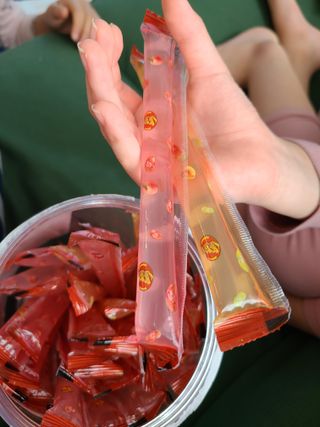 젤리벨리 젤리스틱 어쏘티드 900g — 5점을 준 리뷰어가 2022년 10월 올린 사용 사진
