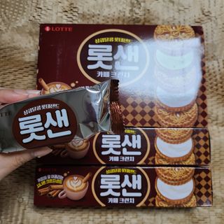 롯데제과 롯샌 카페크런치 — 5점을 준 리뷰어가 2021년 10월 올린 사용 사진