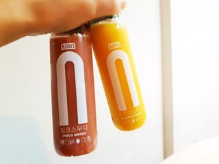BLENDY'S 핑크 스무디+블론디 스무디 — 4.5점을 준 리뷰어가 2021년 9월 올린 사용 사진