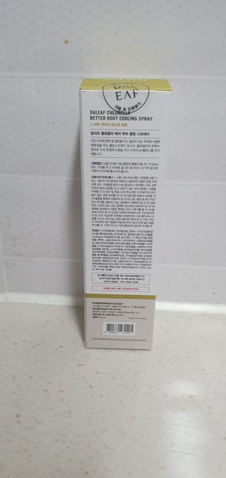 달리프 클로렐라 베러 루트 쿨링 스프레이 100ml — 5점을 준 리뷰어가 2021년 5월 올린 사용 사진