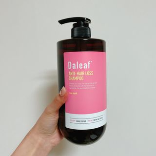 달리프 진저 베러 퍼퓸 탈모 완화 샴푸 1000ml 향 3종 — 4점을 준 리뷰어가 2021년 1월 올린 사용 사진