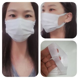 케이퓨리 KF80 덴탈 귀편한 숨쉬기편한 마스크 50매 — 5점을 준 리뷰어가 2022년 9월 올린 사용 사진