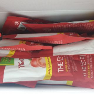 제이제이바이오 더단마토 프리미엄주스 100ml 30팩입 - 무설탕 스테비아 토마토즙 — 5점을 준 리뷰어가 2021년 11월 올린 사용 사진