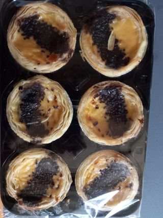 디앙뜨 포르투갈 에그타르트 오리지널 맛+패션후르츠+초콜릿타르트 맛 중 택1 — 3점을 준 리뷰어가 2021년 7월 올린 사용 사진