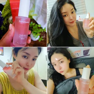 산다화 더블 이펙트 안티 링클 세럼 50ml — 5점을 준 리뷰어가 2023년 3월 올린 사용 사진