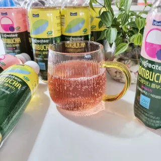 더그레잇티 콤부차 [매일유업] 더그레잇티 44kcal 콤부차 300ml *12개입 (오리지널 6개+베리리치 6개) — 5점을 준 리뷰어가 2023년 7월 올린 사용 사진