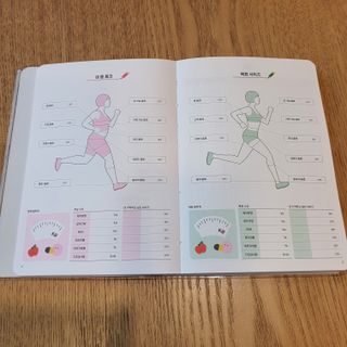 리훈 하밍이와 함께하는 숨은라인찾기 다이어트 플래너 — 5점을 준 리뷰어가 2021년 4월 올린 사용 사진