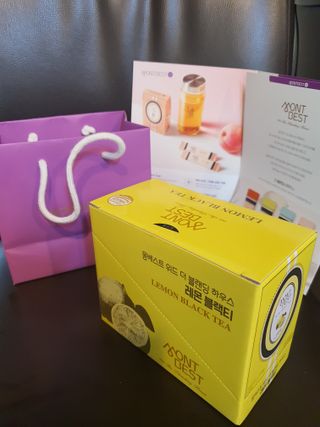 몽베스트 위드더 블랜딩 하우스 _레몬 블랙티 — 3점을 준 리뷰어가 2023년 1월 올린 사용 사진