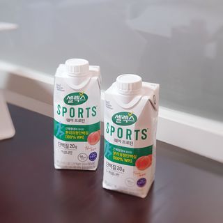 셀렉스스포츠 셀렉스 스포츠 웨이 프로틴 복숭아_ 330ml x 12팩 — 5점을 준 리뷰어가 2021년 10월 올린 사용 사진
