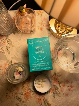 체인미 엘라스틴 콜라겐으로 이뻐진데이 500mg x 30정 — 5점을 준 리뷰어가 2021년 12월 올린 사용 사진