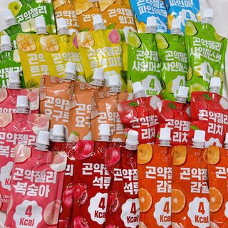 참앤들황토농원 10가지 맛, 입맛대로 스페셜하게~ 가볍게 한 포 땡! 곤약젤리 스페셜 패키지 130ml x 30포 — 5점을 준 리뷰어가 2022년 12월 올린 사용 사진