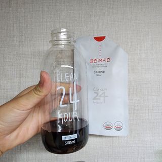 클린24시간 1BOX(5포) + 전용보틀(500ml) — 5점을 준 리뷰어가 2023년 4월 올린 사용 사진