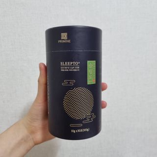 프리마인 자체 기업부설 연구소에서 찾아낸 건강한 수면의 비밀.  슬립토 플러스 30포 — 5점을 준 리뷰어가 2021년 10월 올린 사용 사진