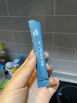 클린24시간 슬림앤유산균 1박스 (3.5g X 15포) — 4.5점을 준 리뷰어가 2023년 6월 올린 사용 사진